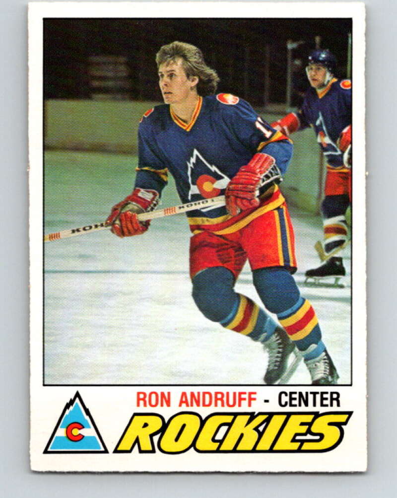 1977-78 O-Pee-Chee #288 Ron Andruff  RC Rookie Colorado Rockies  V14986