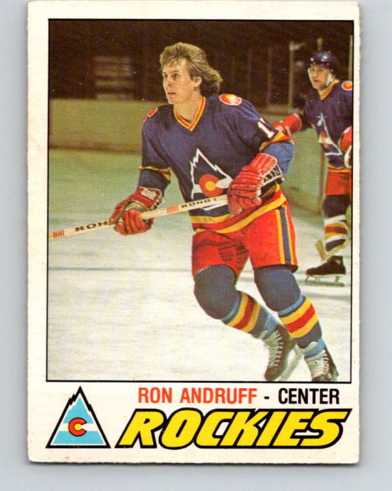 1977-78 O-Pee-Chee #288 Ron Andruff  RC Rookie Colorado Rockies  V14987