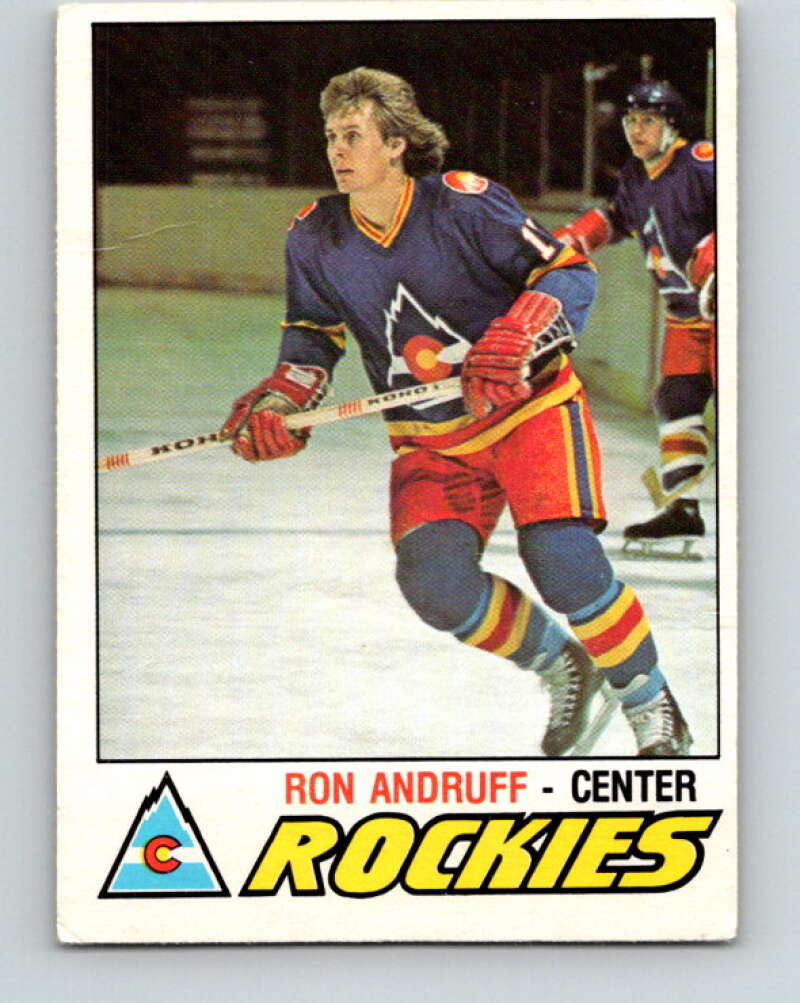 1977-78 O-Pee-Chee #288 Ron Andruff  RC Rookie Colorado Rockies  V14988