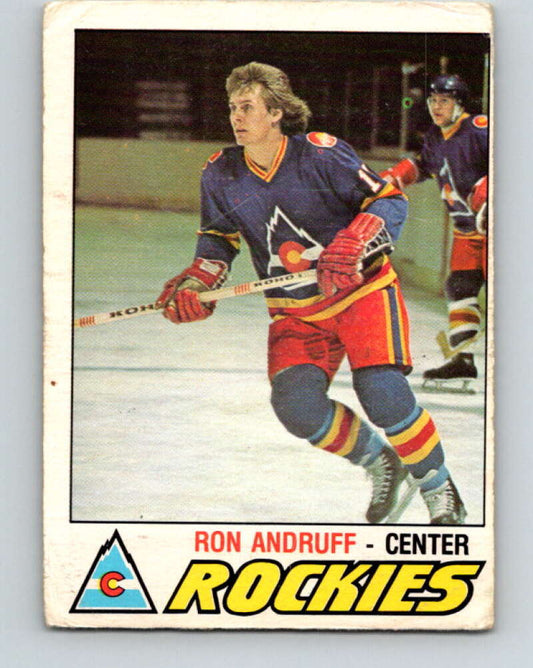 1977-78 O-Pee-Chee #288 Ron Andruff  RC Rookie Colorado Rockies  V14989