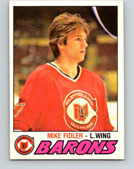 1977-78 O-Pee-Chee #290 Mike Fidler  RC Rookie Cleveland Barons  V15003