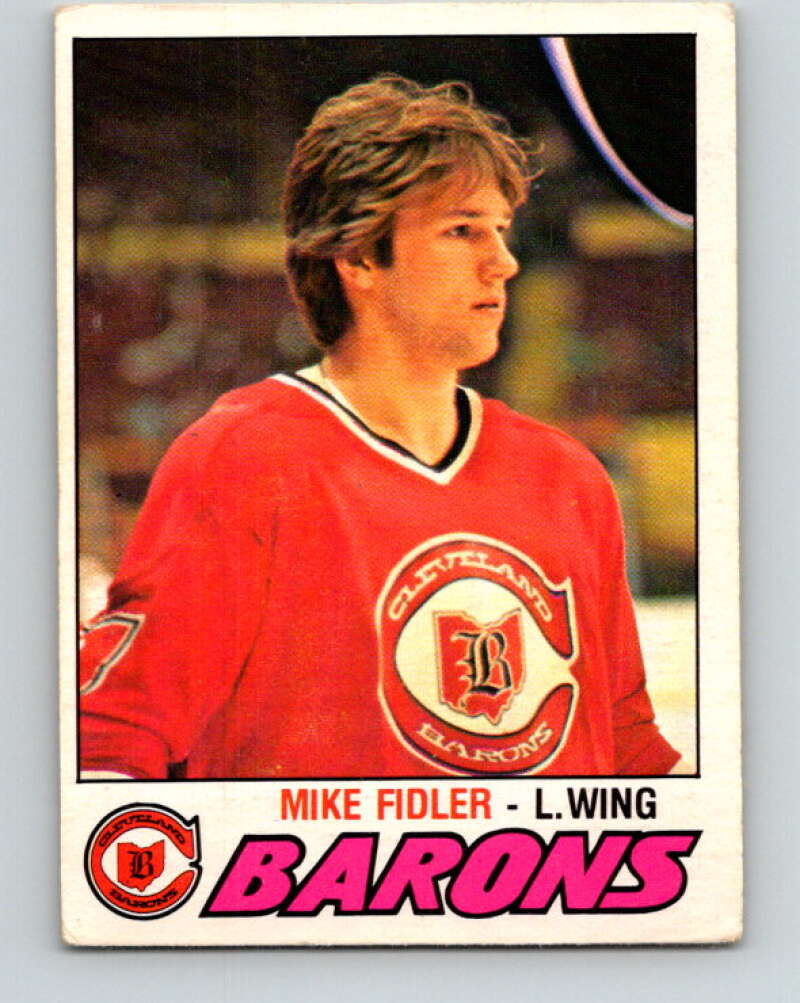 1977-78 O-Pee-Chee #290 Mike Fidler  RC Rookie Cleveland Barons  V15004