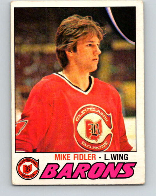 1977-78 O-Pee-Chee #290 Mike Fidler  RC Rookie Cleveland Barons  V15004