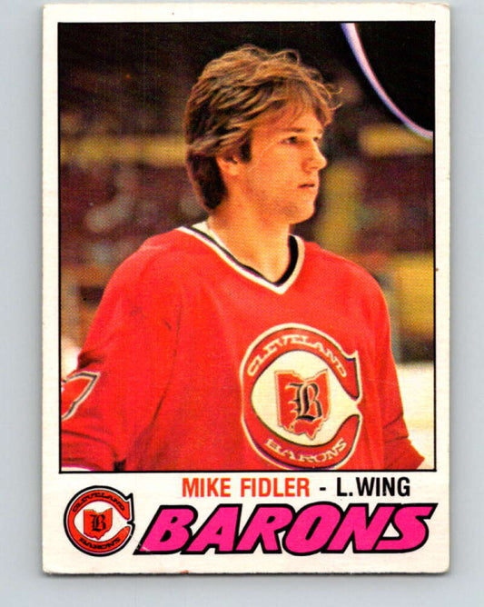 1977-78 O-Pee-Chee #290 Mike Fidler  RC Rookie Cleveland Barons  V15005