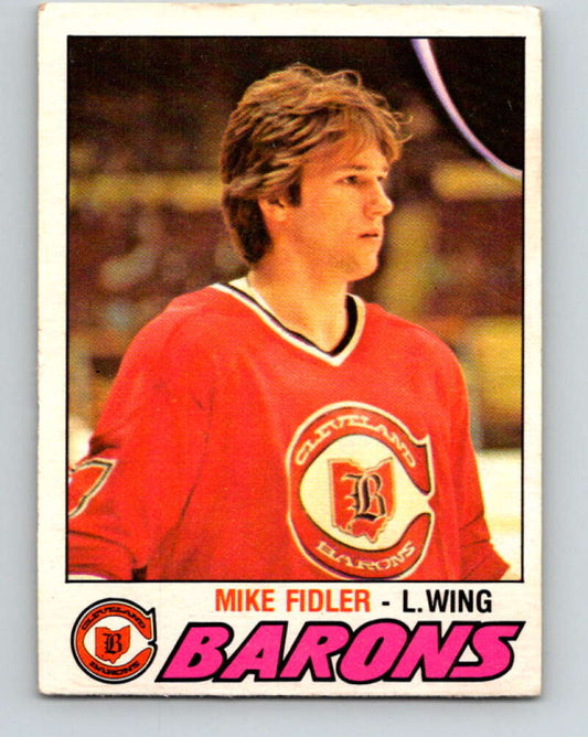 1977-78 O-Pee-Chee #290 Mike Fidler  RC Rookie Cleveland Barons  V15006