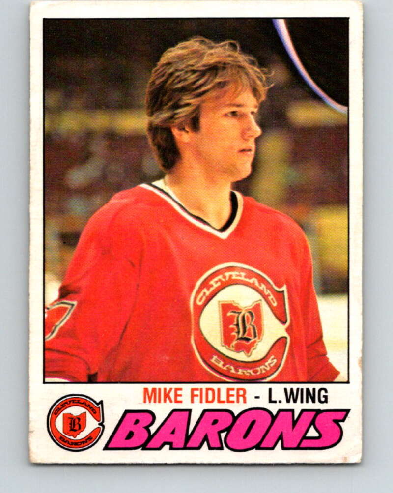 1977-78 O-Pee-Chee #290 Mike Fidler  RC Rookie Cleveland Barons  V15008