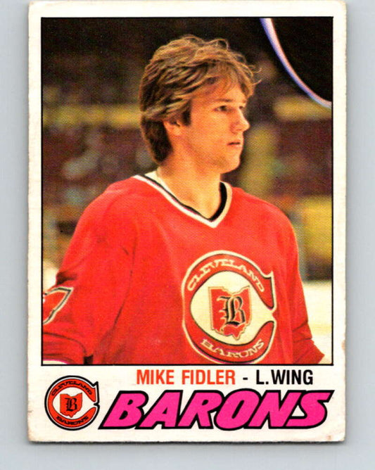 1977-78 O-Pee-Chee #290 Mike Fidler  RC Rookie Cleveland Barons  V15008