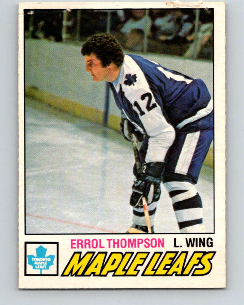1977-78 O-Pee-Chee #293 Errol Thompson  Toronto Maple Leafs  V15020
