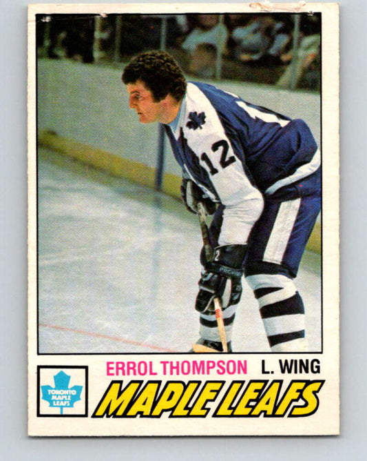 1977-78 O-Pee-Chee #293 Errol Thompson  Toronto Maple Leafs  V15020