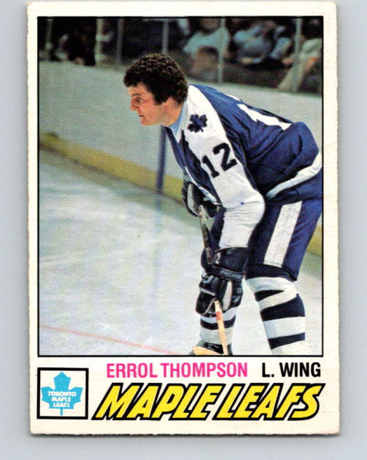 1977-78 O-Pee-Chee #293 Errol Thompson  Toronto Maple Leafs  V15021