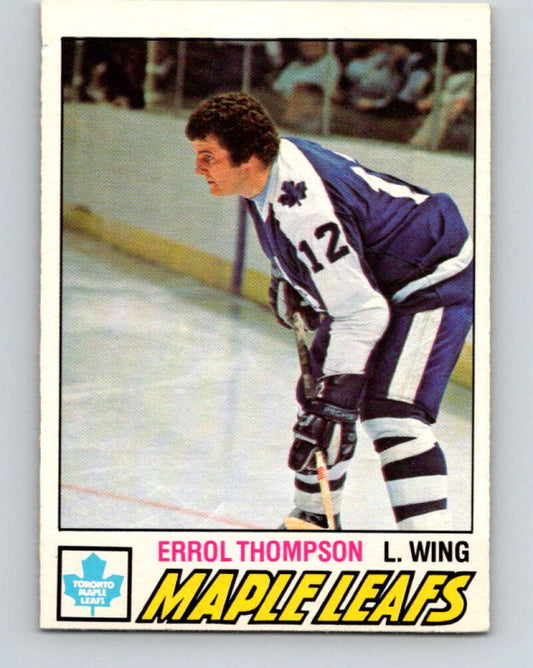 1977-78 O-Pee-Chee #293 Errol Thompson  Toronto Maple Leafs  V15022