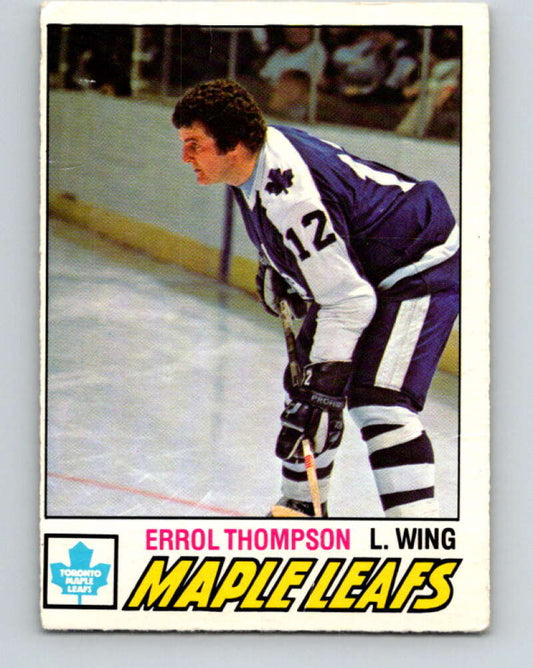 1977-78 O-Pee-Chee #293 Errol Thompson  Toronto Maple Leafs  V15024