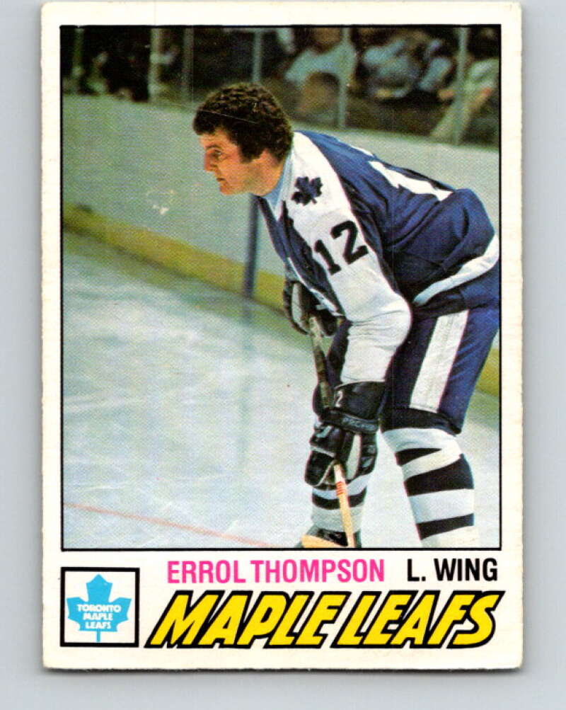 1977-78 O-Pee-Chee #293 Errol Thompson  Toronto Maple Leafs  V15025
