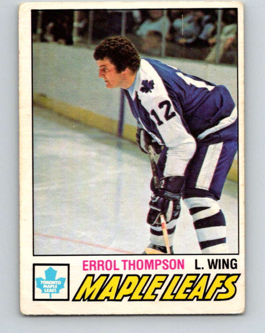 1977-78 O-Pee-Chee #293 Errol Thompson  Toronto Maple Leafs  V15026