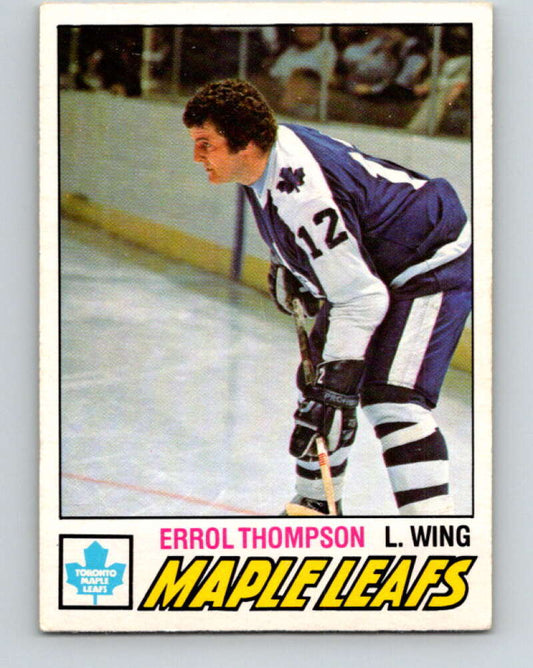 1977-78 O-Pee-Chee #293 Errol Thompson  Toronto Maple Leafs  V15028