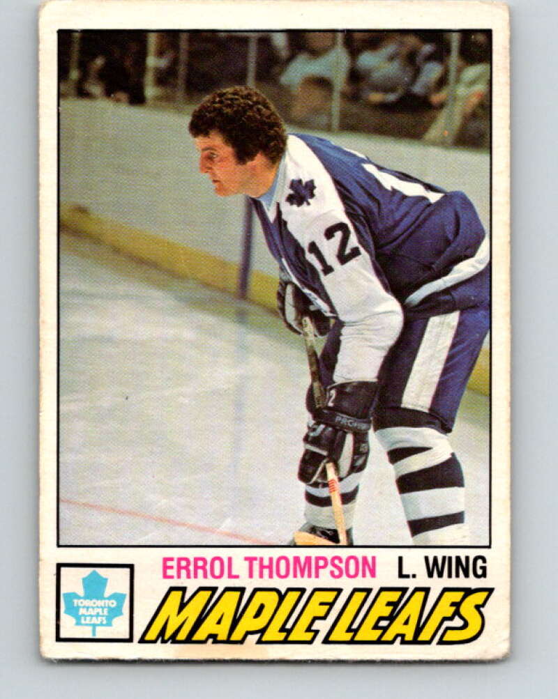 1977-78 O-Pee-Chee #293 Errol Thompson  Toronto Maple Leafs  V15029