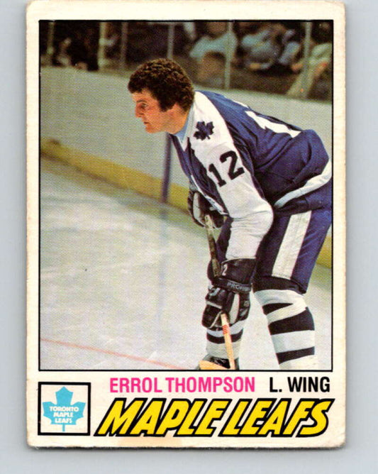 1977-78 O-Pee-Chee #293 Errol Thompson  Toronto Maple Leafs  V15029