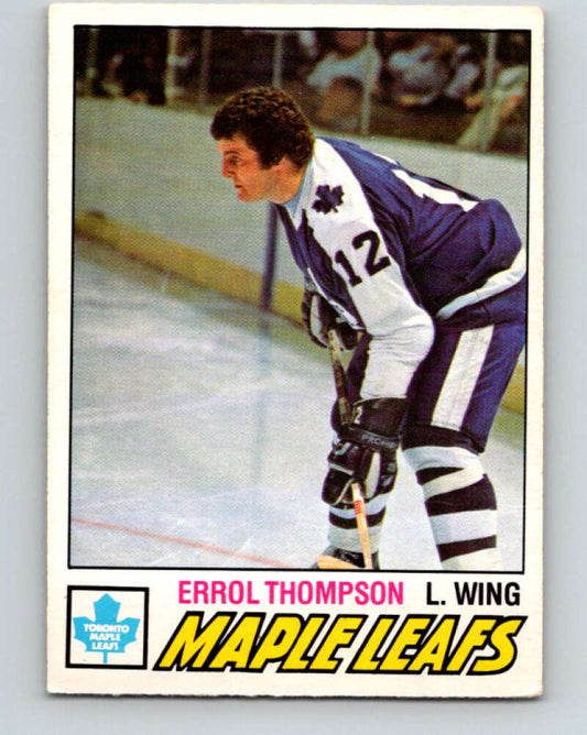 1977-78 O-Pee-Chee #293 Errol Thompson  Toronto Maple Leafs  V15030