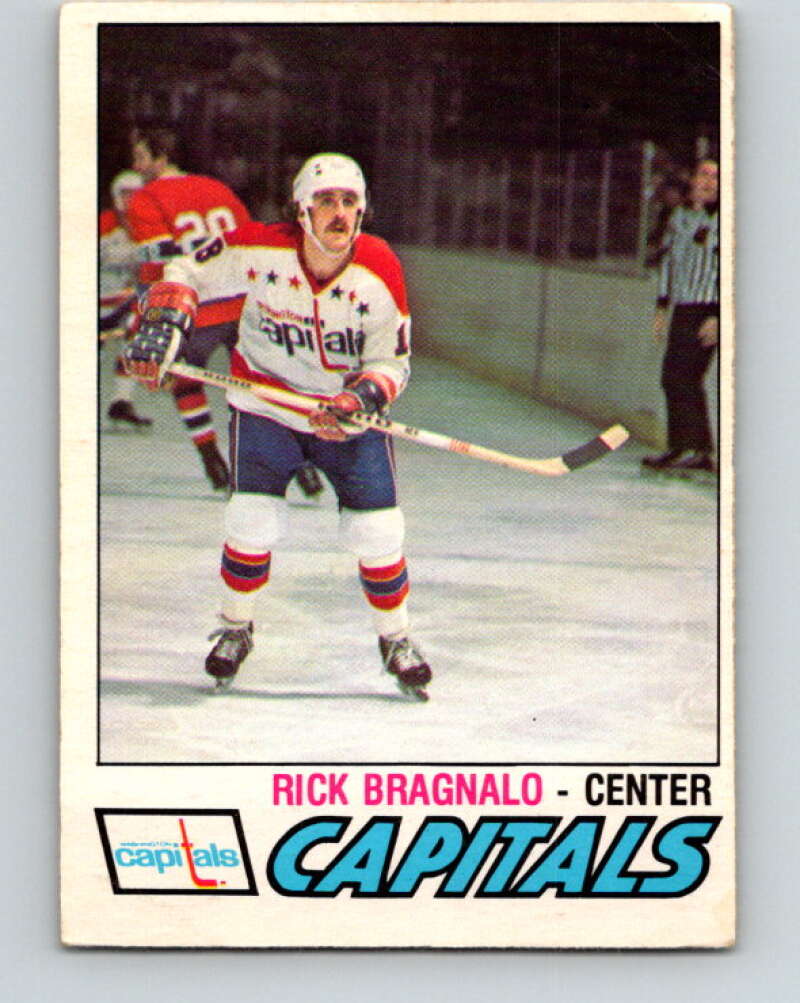 1977-78 O-Pee-Chee #296 Rick Bragnalo  RC Rookie Washington Capitals  V15046