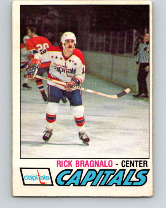 1977-78 O-Pee-Chee #296 Rick Bragnalo  RC Rookie Washington Capitals  V15046