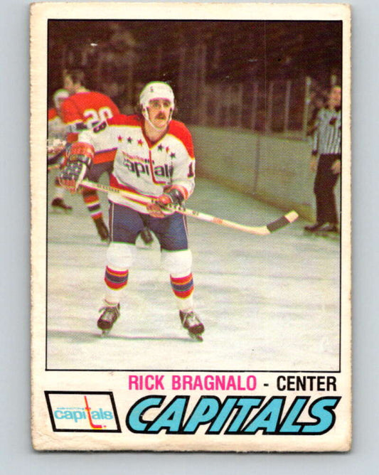 1977-78 O-Pee-Chee #296 Rick Bragnalo  RC Rookie Washington Capitals  V15047