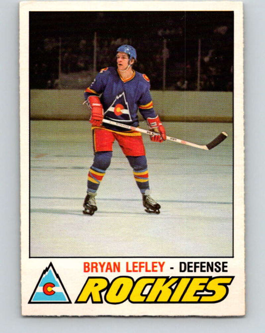 1977-78 O-Pee-Chee #297 Bryan Lefley  Colorado Rockies  V15048