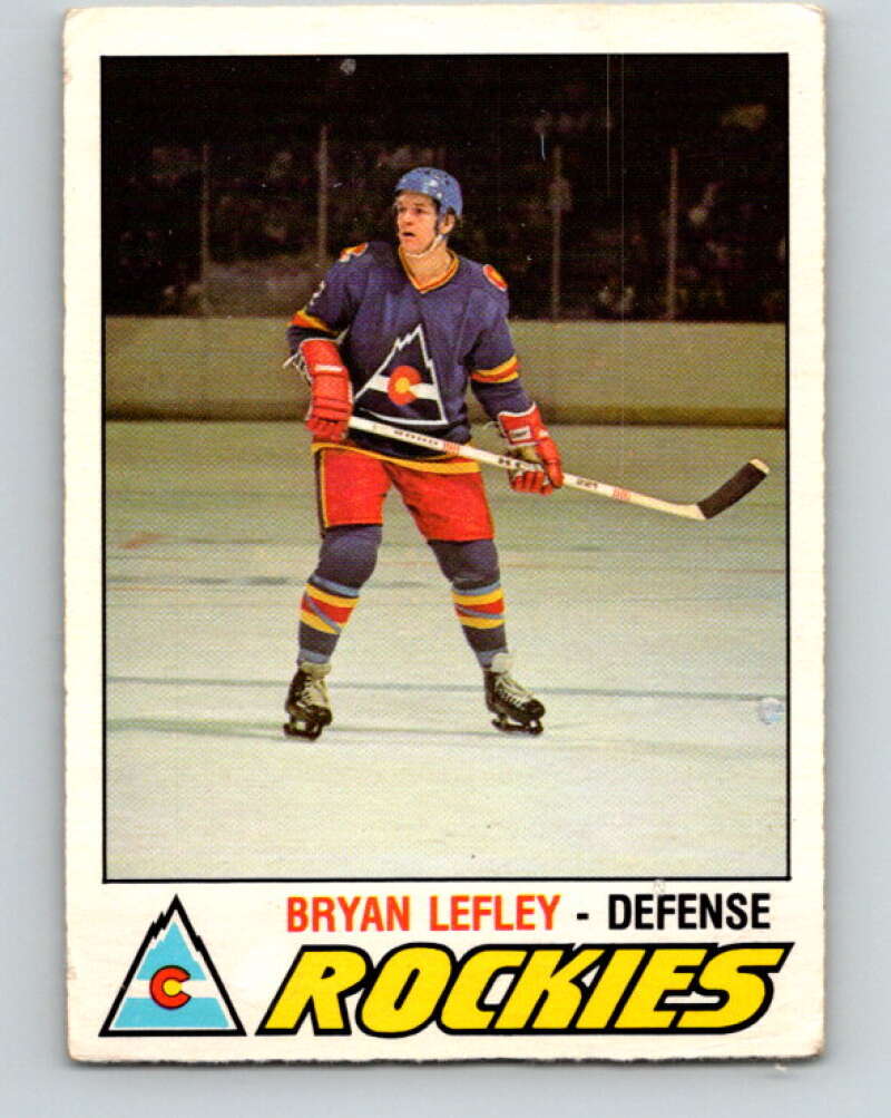 1977-78 O-Pee-Chee #297 Bryan Lefley  Colorado Rockies  V15049