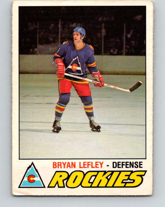 1977-78 O-Pee-Chee #297 Bryan Lefley  Colorado Rockies  V15050
