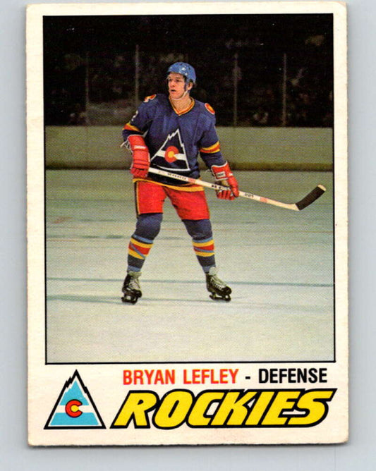 1977-78 O-Pee-Chee #297 Bryan Lefley  Colorado Rockies  V15051