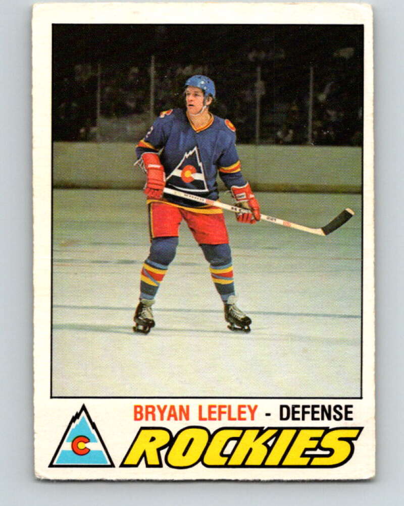 1977-78 O-Pee-Chee #297 Bryan Lefley  Colorado Rockies  V15052