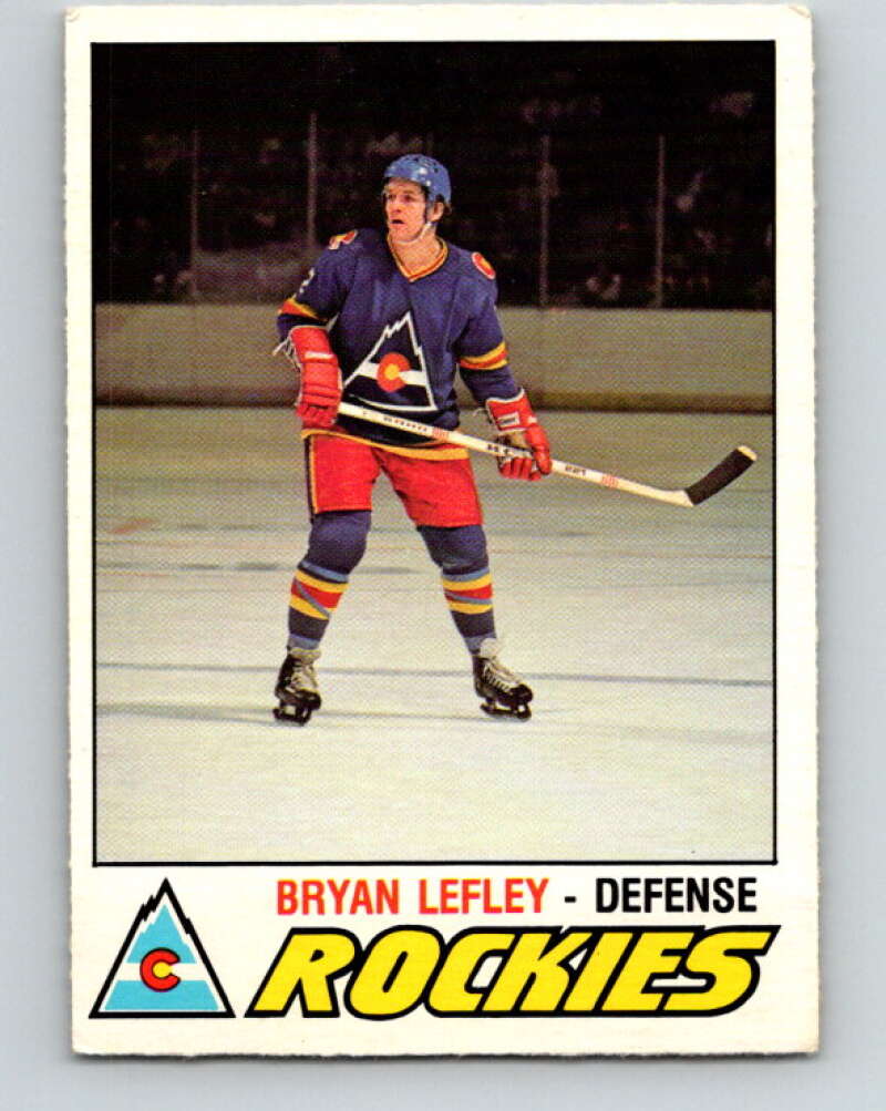 1977-78 O-Pee-Chee #297 Bryan Lefley  Colorado Rockies  V15053