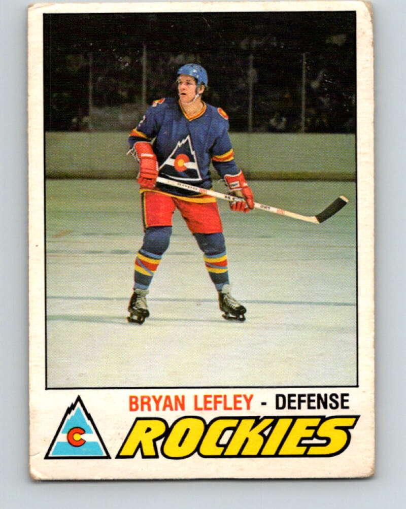 1977-78 O-Pee-Chee #297 Bryan Lefley  Colorado Rockies  V15054