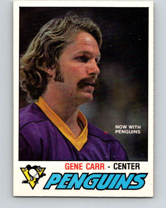 1977-78 O-Pee-Chee #298 Gene Carr  Pittsburgh Penguins  V15055