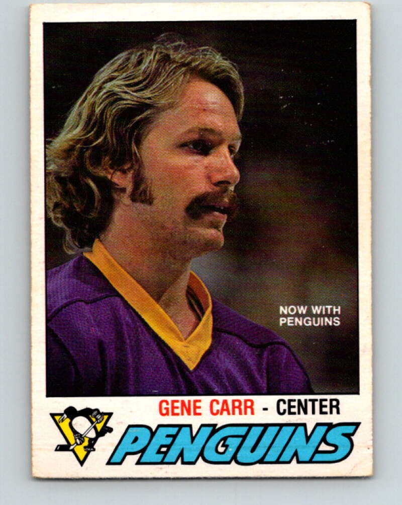 1977-78 O-Pee-Chee #298 Gene Carr  Pittsburgh Penguins  V15057