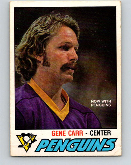 1977-78 O-Pee-Chee #298 Gene Carr  Pittsburgh Penguins  V15057
