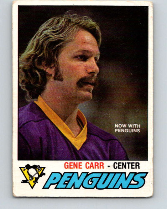 1977-78 O-Pee-Chee #298 Gene Carr  Pittsburgh Penguins  V15058