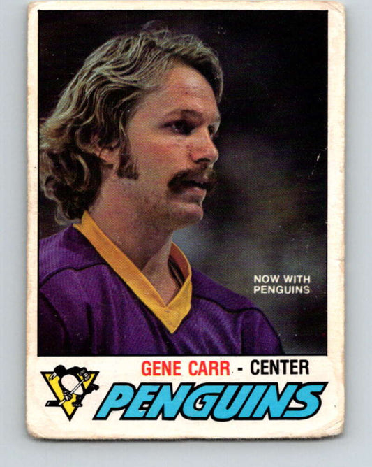 1977-78 O-Pee-Chee #298 Gene Carr  Pittsburgh Penguins  V15059