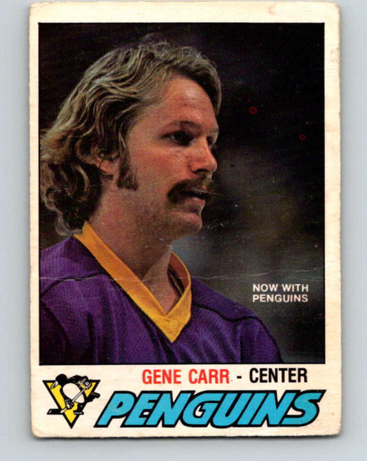 1977-78 O-Pee-Chee #298 Gene Carr  Pittsburgh Penguins  V15060