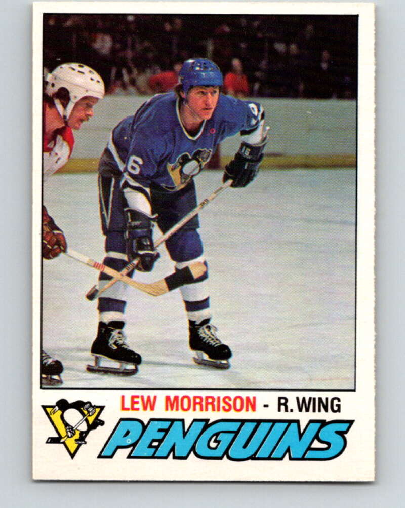 1977-78 O-Pee-Chee #300 Lew Morrison  Pittsburgh Penguins  V15071