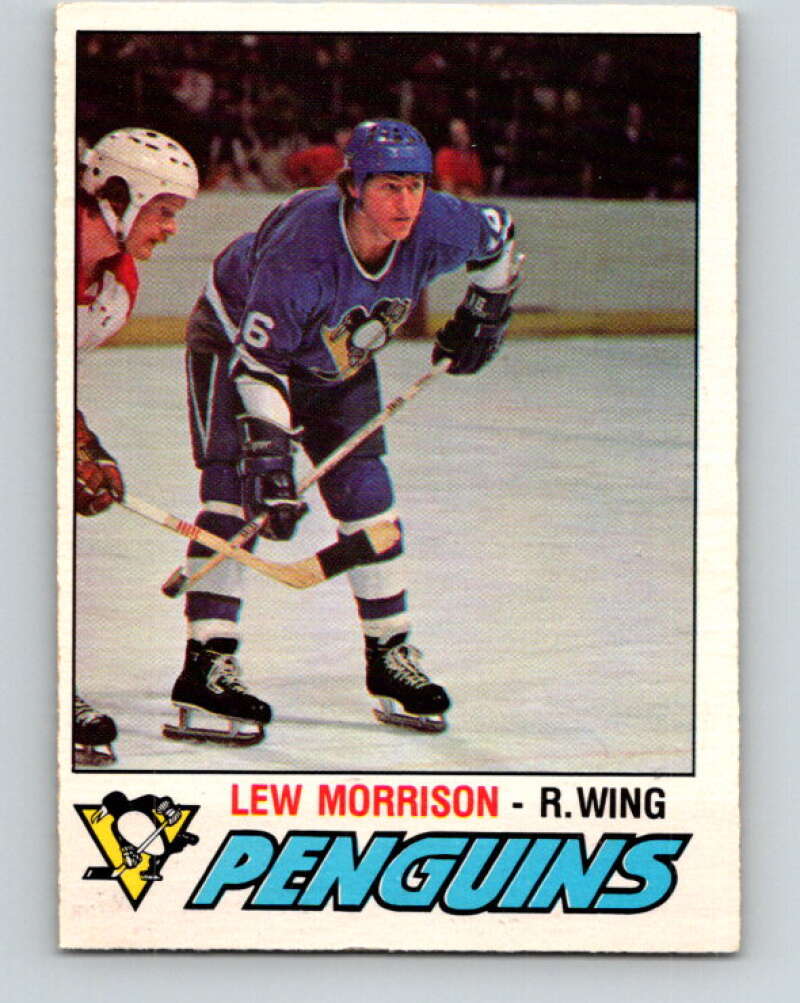 1977-78 O-Pee-Chee #300 Lew Morrison  Pittsburgh Penguins  V15073