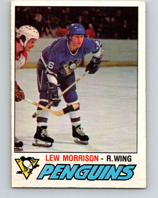1977-78 O-Pee-Chee #300 Lew Morrison  Pittsburgh Penguins  V15073