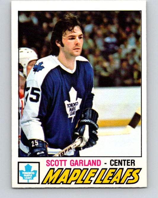 1977-78 O-Pee-Chee #302 Scott Garland  Toronto Maple Leafs  V15088