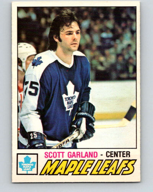 1977-78 O-Pee-Chee #302 Scott Garland  Toronto Maple Leafs  V15089