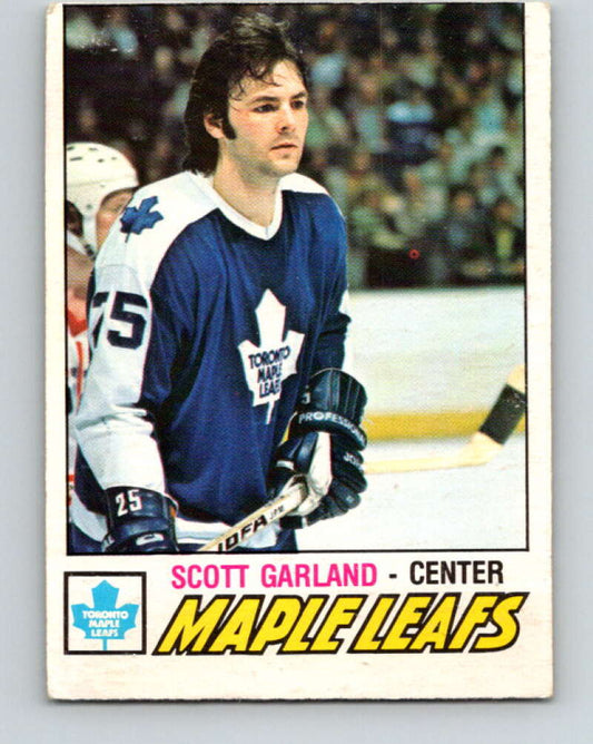 1977-78 O-Pee-Chee #302 Scott Garland  Toronto Maple Leafs  V15090