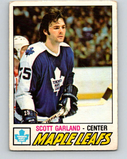 1977-78 O-Pee-Chee #302 Scott Garland  Toronto Maple Leafs  V15091