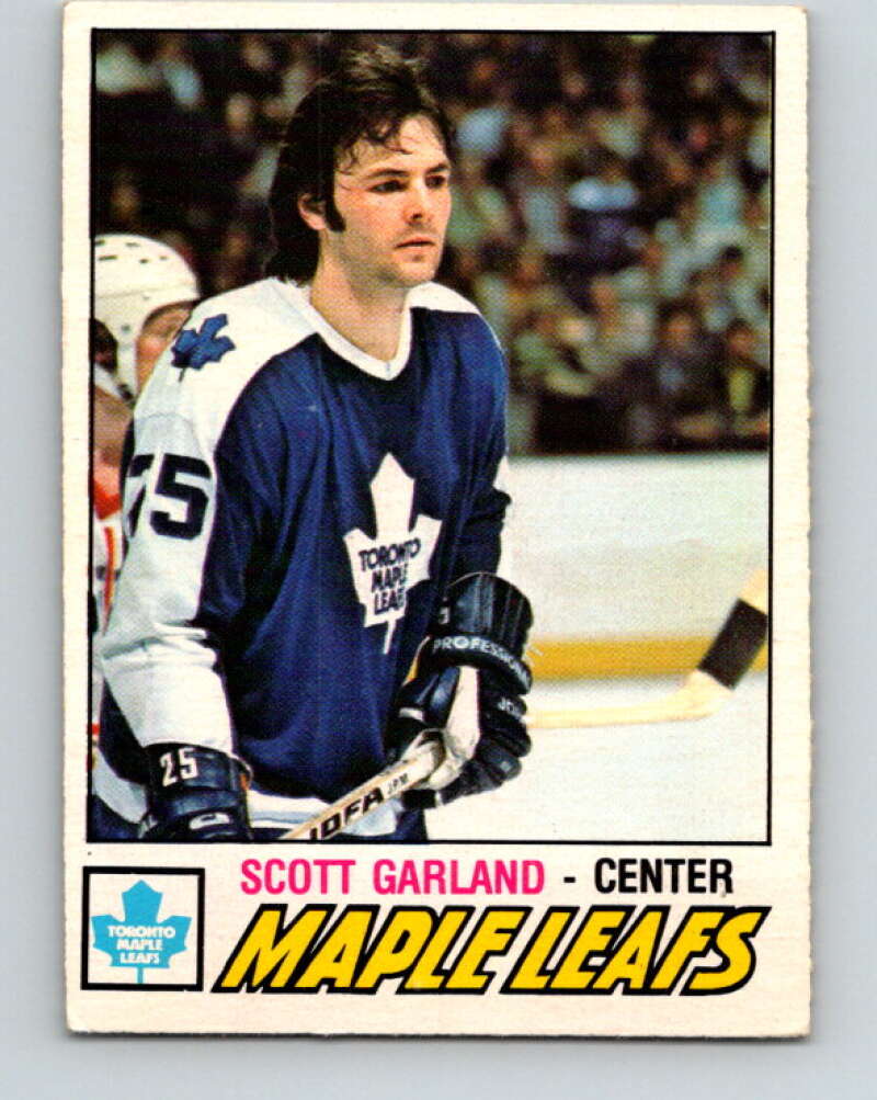 1977-78 O-Pee-Chee #302 Scott Garland  Toronto Maple Leafs  V15092