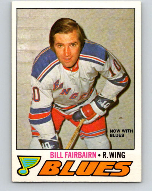 1977-78 O-Pee-Chee #303 Bill Fairbairn  St. Louis Blues  V15093