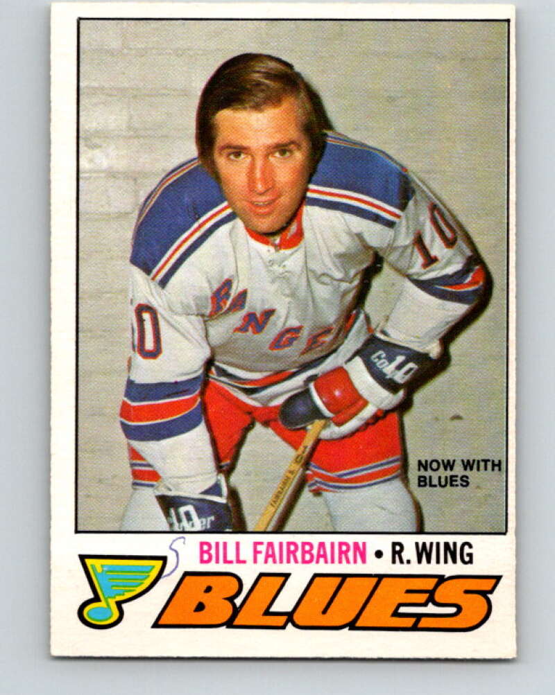 1977-78 O-Pee-Chee #303 Bill Fairbairn  St. Louis Blues  V15096