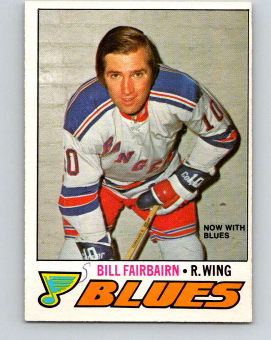 1977-78 O-Pee-Chee #303 Bill Fairbairn  St. Louis Blues  V15096