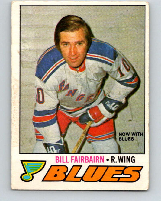 1977-78 O-Pee-Chee #303 Bill Fairbairn  St. Louis Blues  V15097